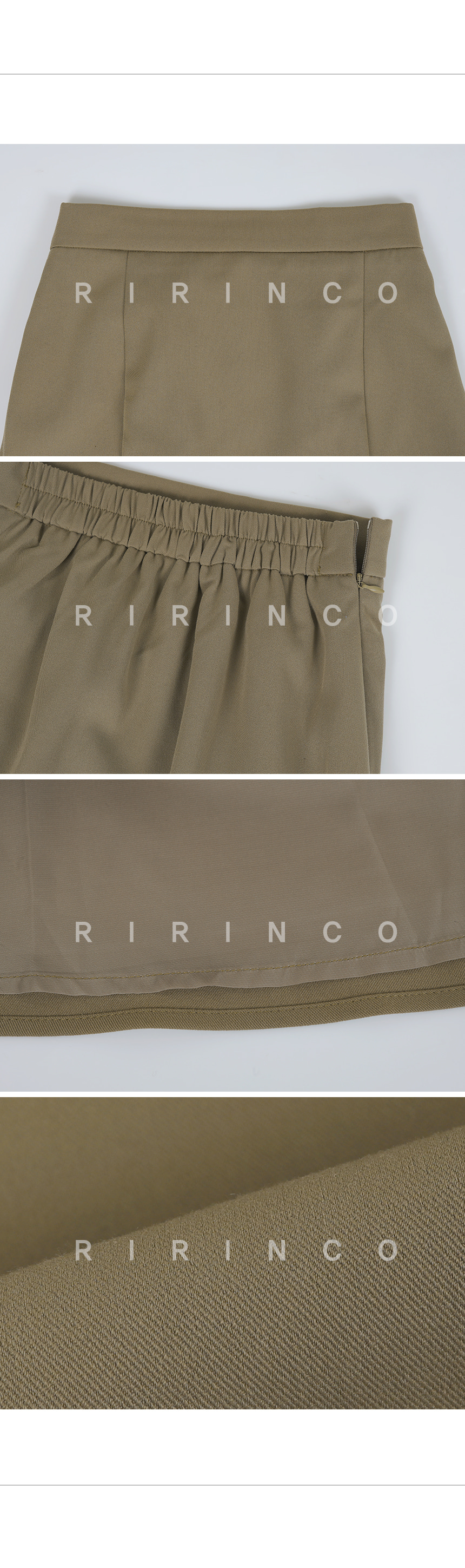 RIRINCO ツーピースバックゴムマーメイドロングスカート