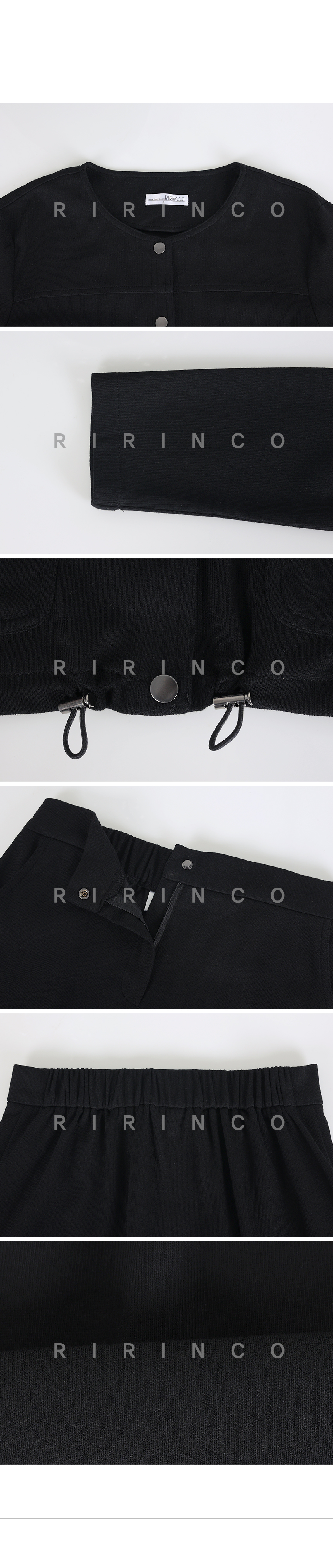 RIRINCO ストリングカーディガン＆ミニスカートセット