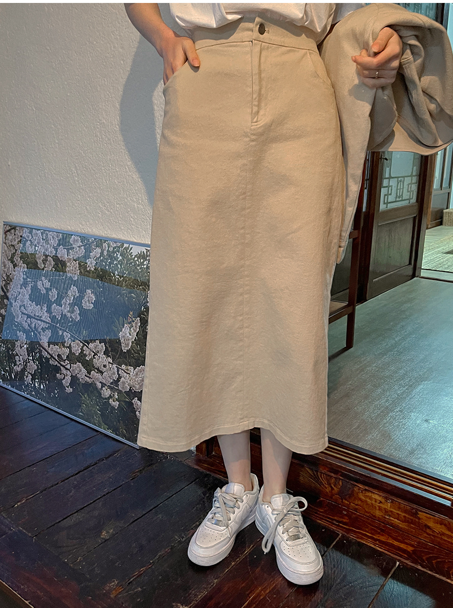 リリエンコ 2ピースバックゴムタイトスカート
