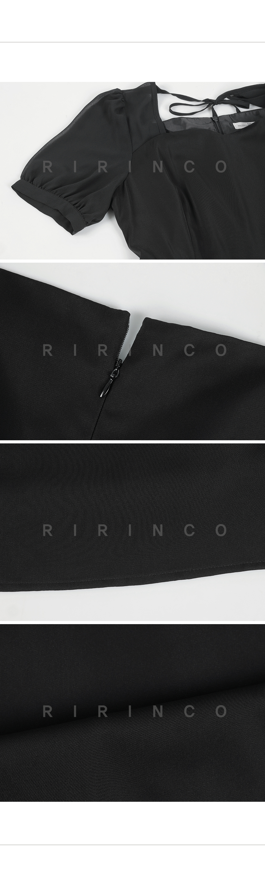 RIRINCO [ウェディング] シースルーハートネックフレアロングワンピース