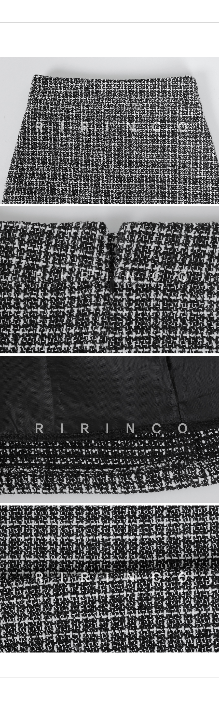 RIRINCO ジュテーム ツイードセットアップ スカート
