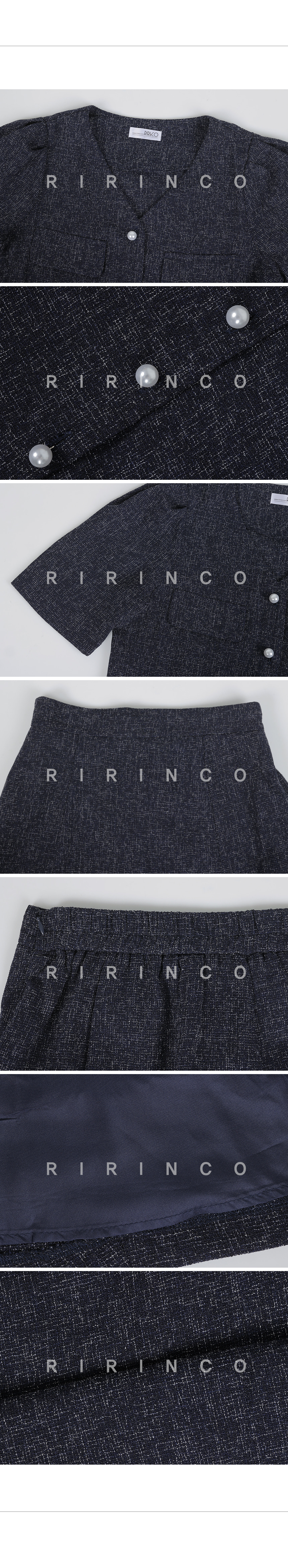 RIRINCO サマーツイードジャケット＆スカートツーピースセット