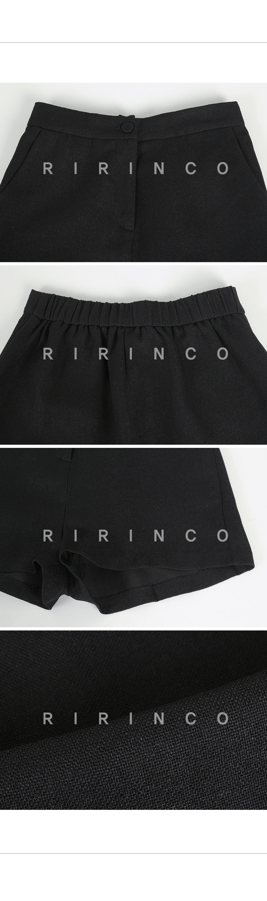 RIRINCO ツーピースセット バックゴムショートパンツ