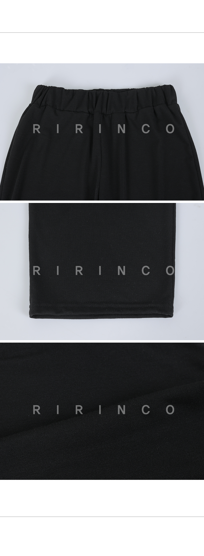 RIRINCO 2type サイドスリットワイドパンツ