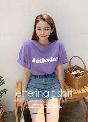 韓国 AuthorizeプリントTシャツ