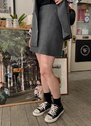 韓国 テーラードスカート